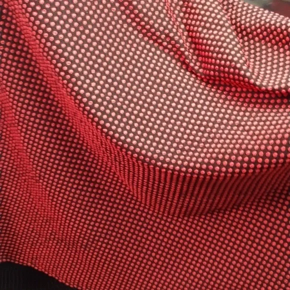 Torrid size 0 Pink Dots on black dress - Picture 5 of 5